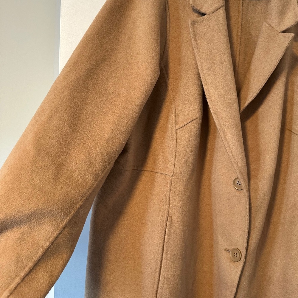 Torrid Size 4 Taupe Woolen Button Front Duster Co… - image 7